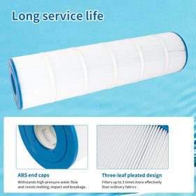 C-7468 cartridge pleats detail highlighting filtration surface area.