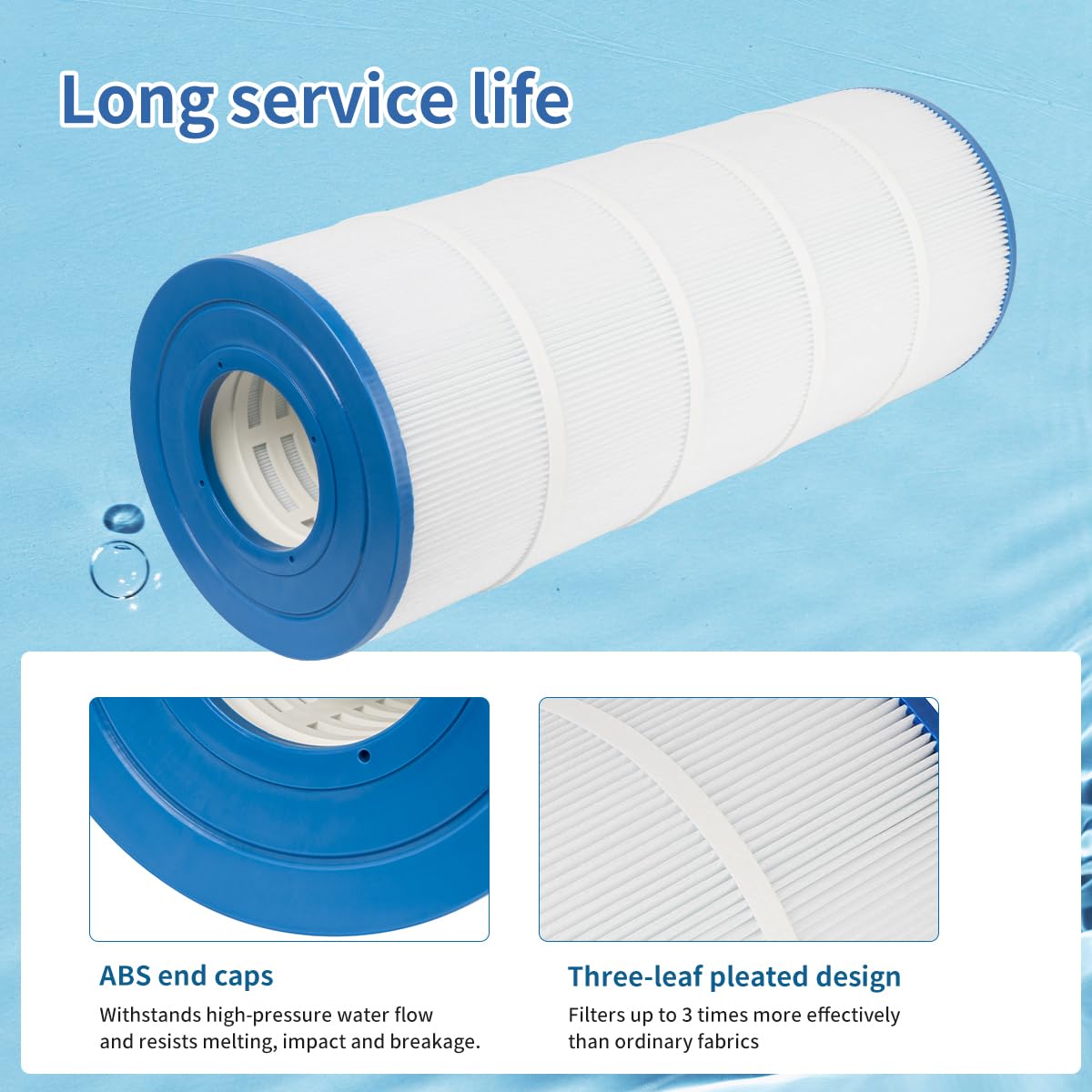 Durable inner core with three-lobe filter cloth