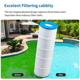 High-efficiency pleats improve filtration performance