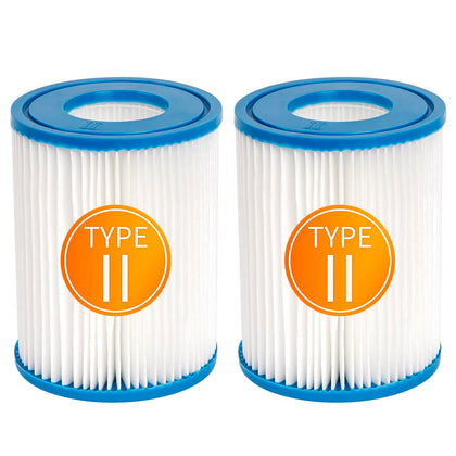 Fishing Port pool filter cartridge Type II for 58094 keeps above-ground pools clean.