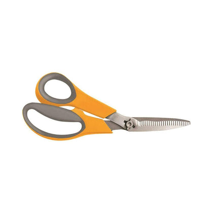 Fiskars 8-Inch steel blade vegetable shear with steel handle for precise herb trimming and vegetable prep