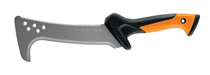 Fiskars Billhook Saw 9-inch hooked blade trims shoots and branches.