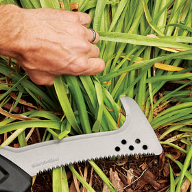 Fiskars Billhook Saw comfort grip supports precise, controlled cuts.