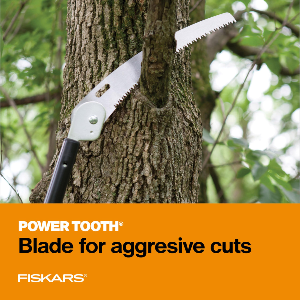 Fiskars Ergonomic garden pruner handle designed for comfortable grip