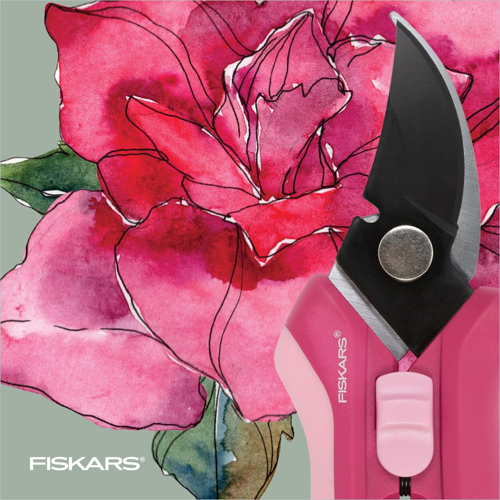 Fiskars Floral Pruner built-in wire cutter for quick trimming tasks