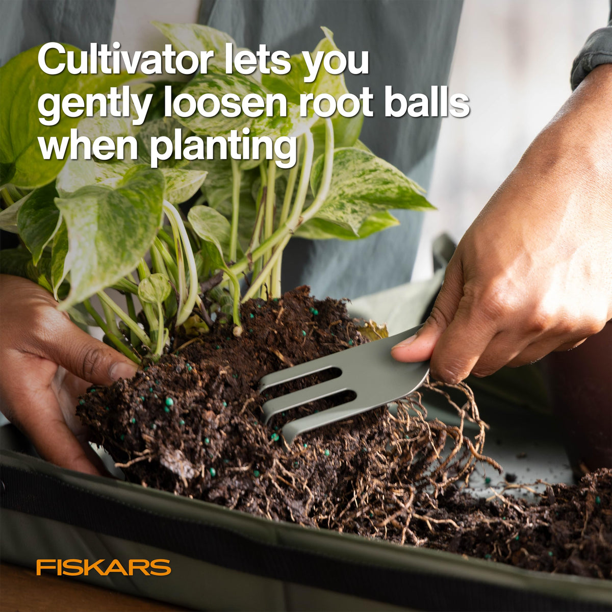 Fiskars nesting-design tools save space by stacking neatly or hanging.