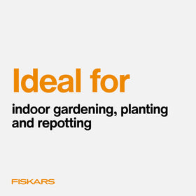 Fiskars Planting Mat doubles as a tool storage cube for small items