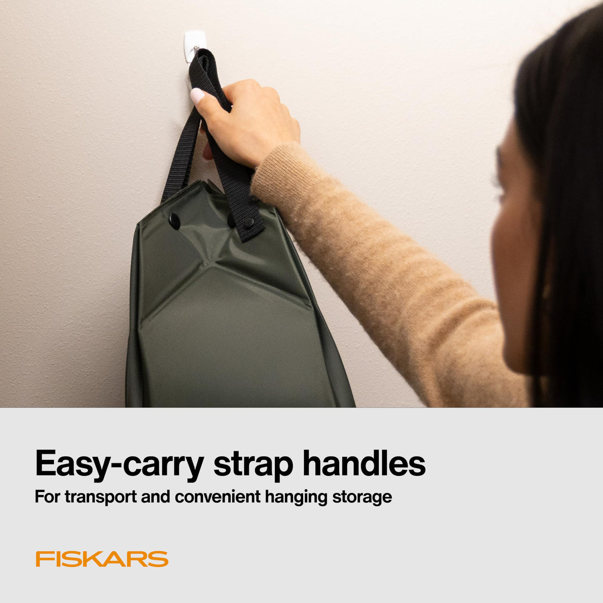 Fiskars Planting Mat measures a square seventeen-and-a-half inches
