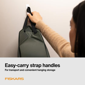 Fiskars Planting Mat measures a square seventeen-and-a-half inches