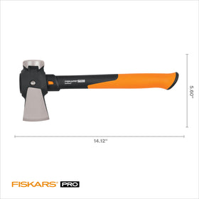 Fiskars Pro IsoCore Maul riveted-head design enhances long-term reliability.