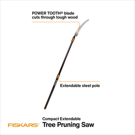Fiskars Tree Saw with 12-Inch double-grind blade for clean cuts
