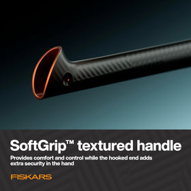 Fiskars Ultra Universal Axe U14 14-inch length balances reach and maneuverability.