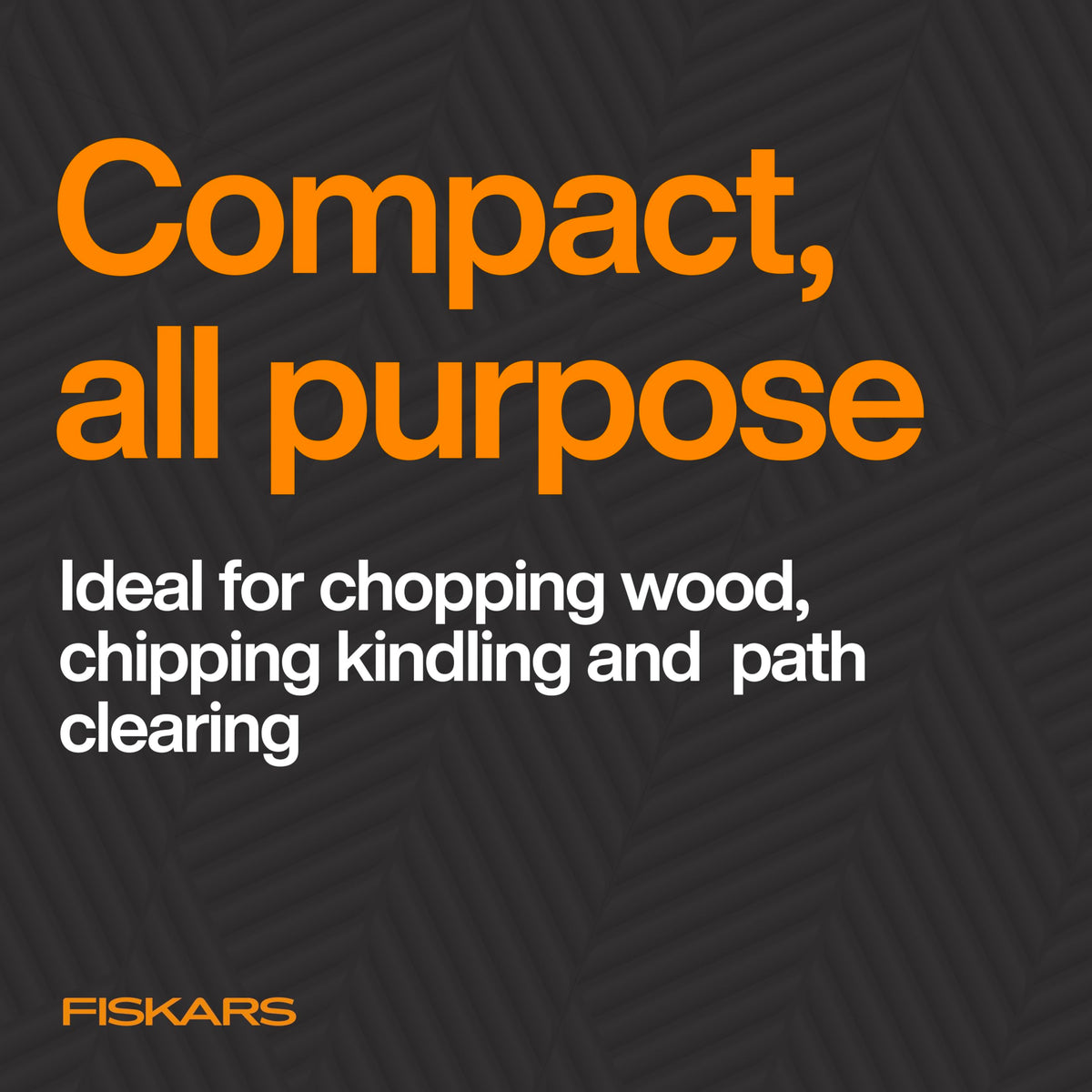 Fiskars Ultra Universal Axe U14 balanced-design enables steady chops.