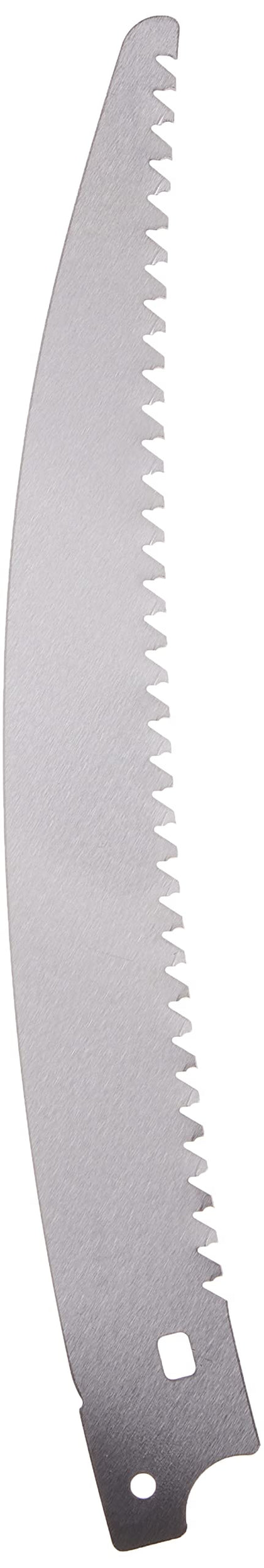 Fiskars WoodZig blade closeup for precise pruning and clean cuts.