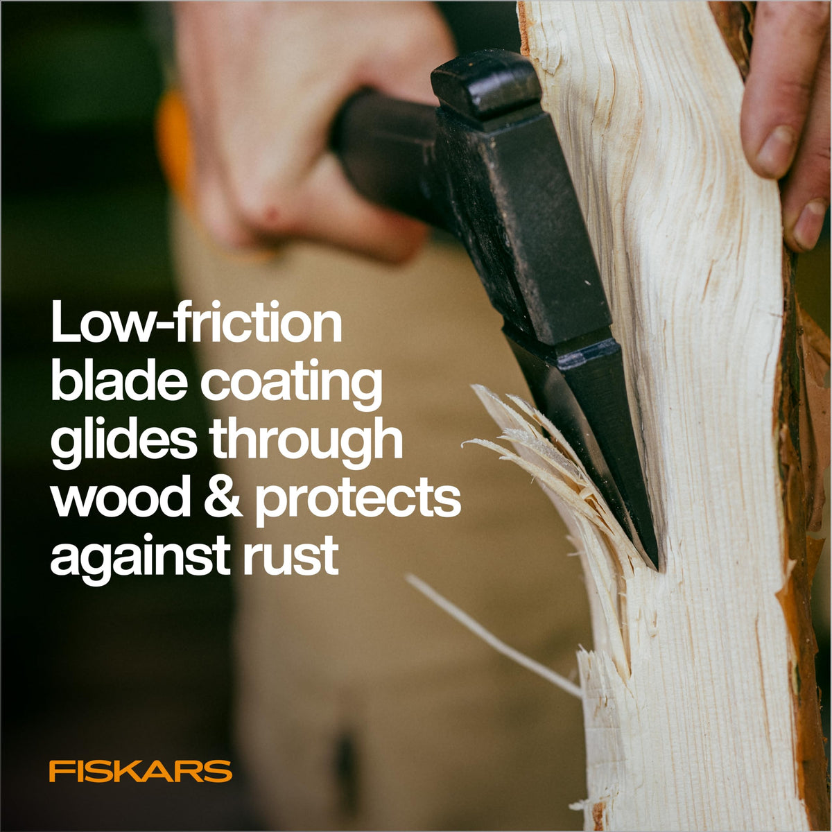 Fiskars X24 with included sheath for safe storage and transport