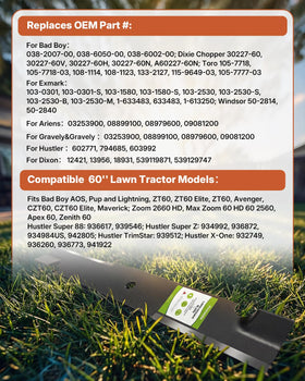 Fismiuta replacement blade 038-2007-00 for durable mowing