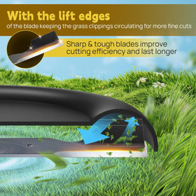 Fismiuta 54-inch blade specs ensure compatible spindle and fit