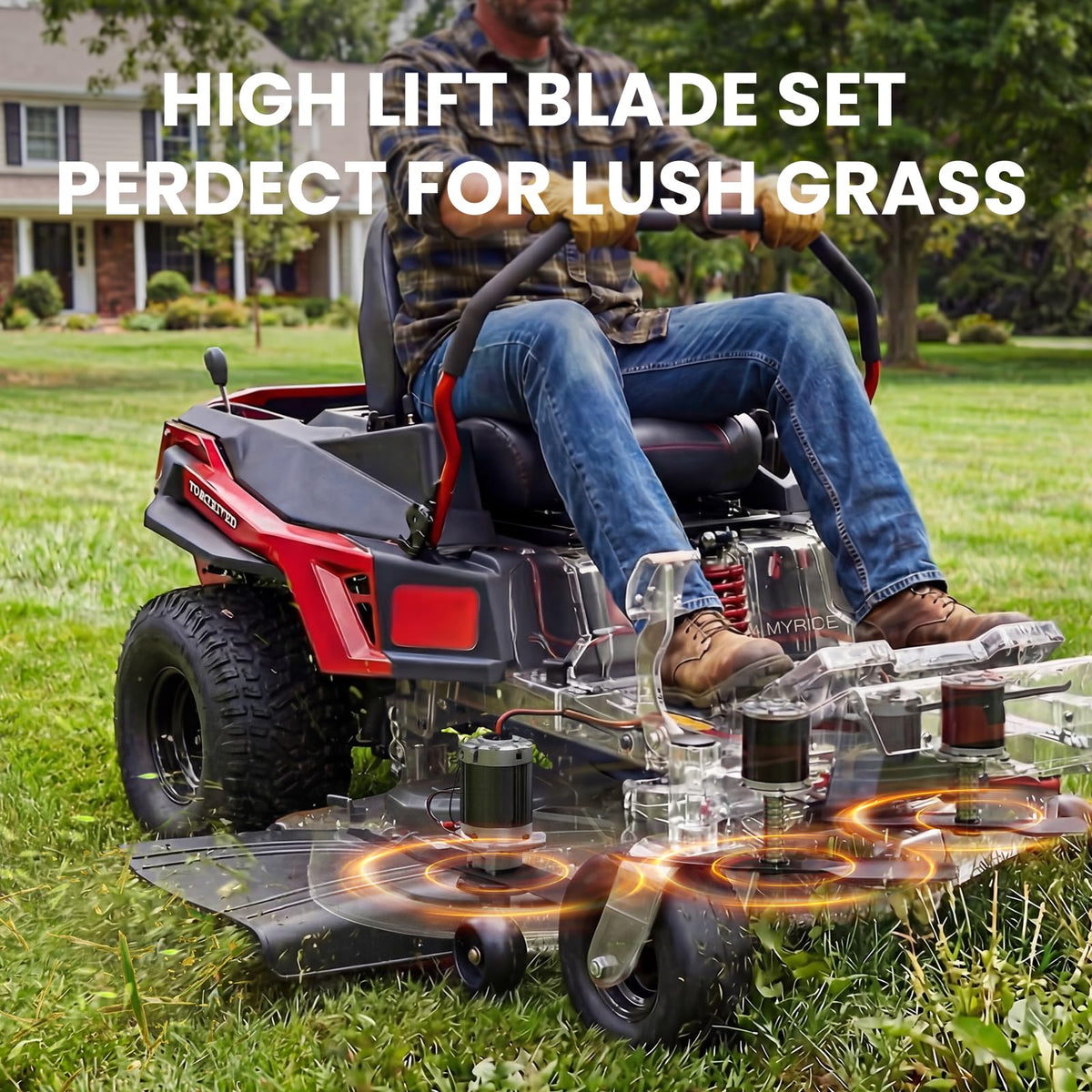 Fismiuta rust-inhibitor coated blades resist corrosion for longer life.