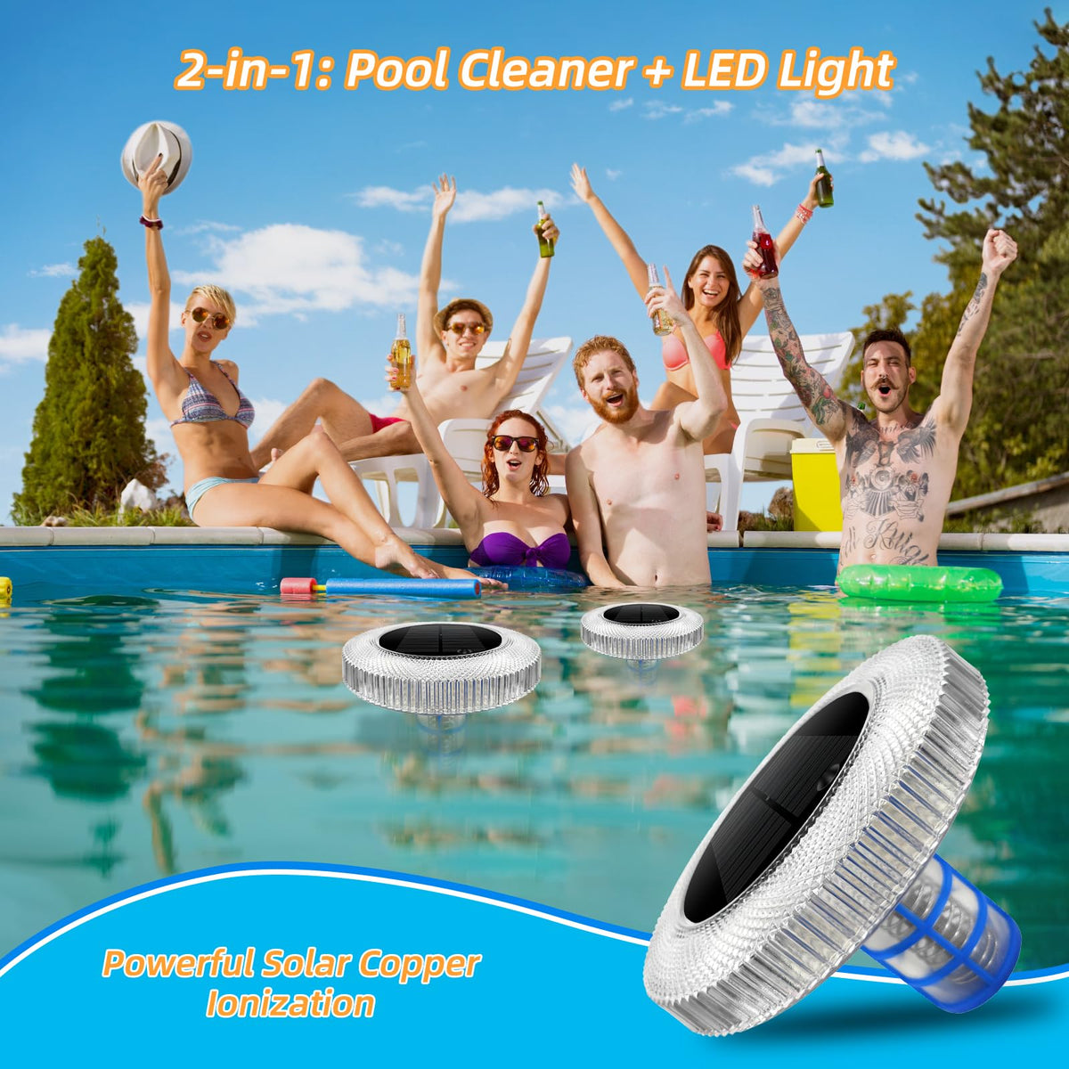 Fistone device suitable for pools up to 45,000 gallons.