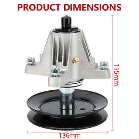 Assembly close-up of Fit4drive 618P09236 spindle mounting points