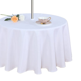 Fitable table cover with umbrella hole protecting outdoor furniture