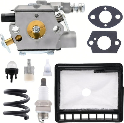 FitBest carburetor kit for Echo CS300 with gaskets and fuel line for easy DIY maintenance