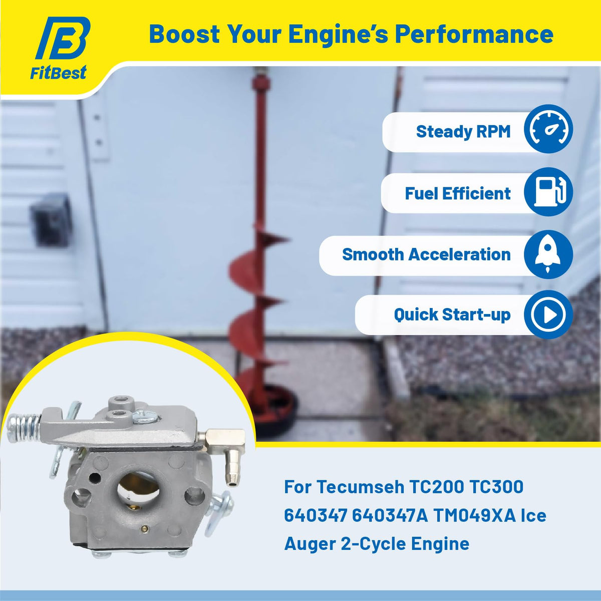 FitBest fuel filter protects fuel delivery.