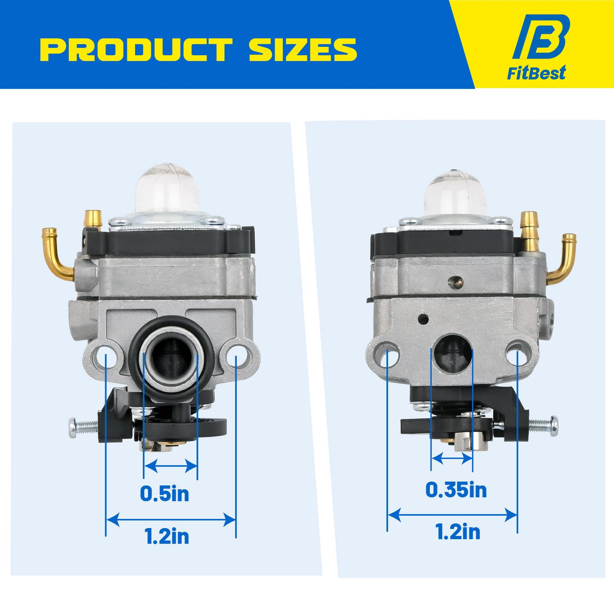 FitBest fuel filter keeps contaminants out of the fuel system.