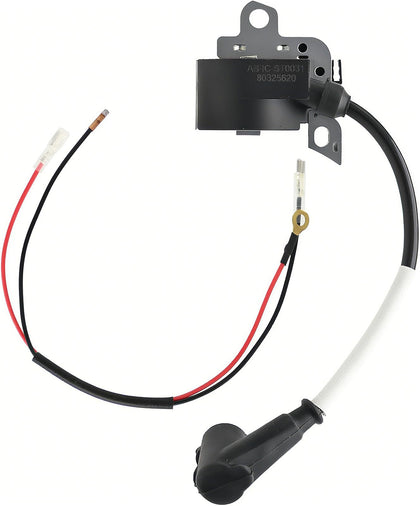 FitBest ignition coil for Stihl046 closeup; robust connectors for reliable sparks.