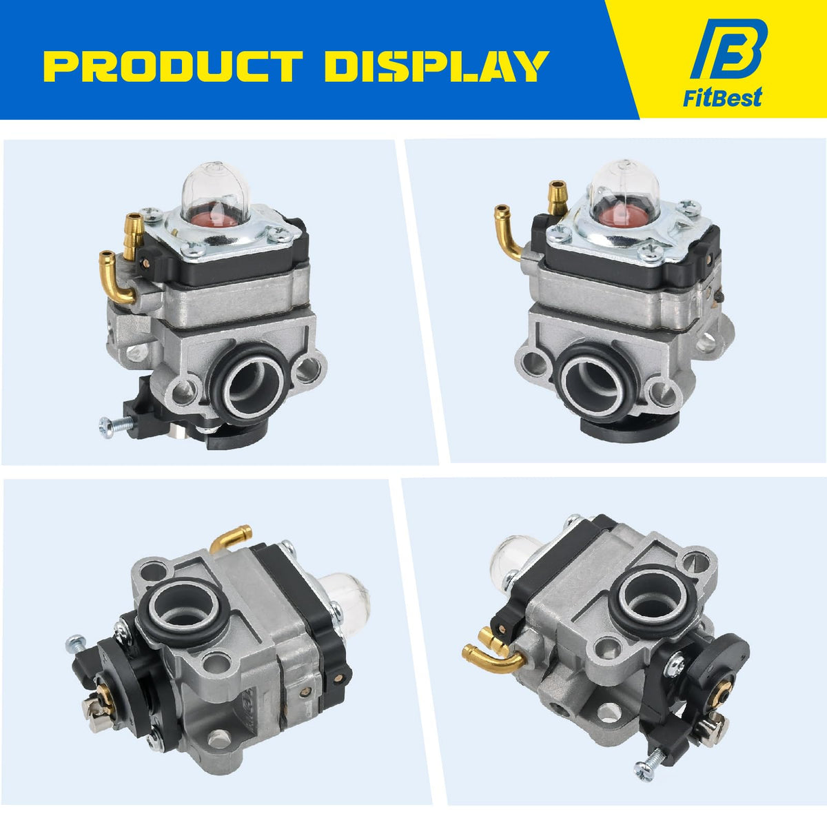 FitBest spark plug supports reliable ignition for easy starts.