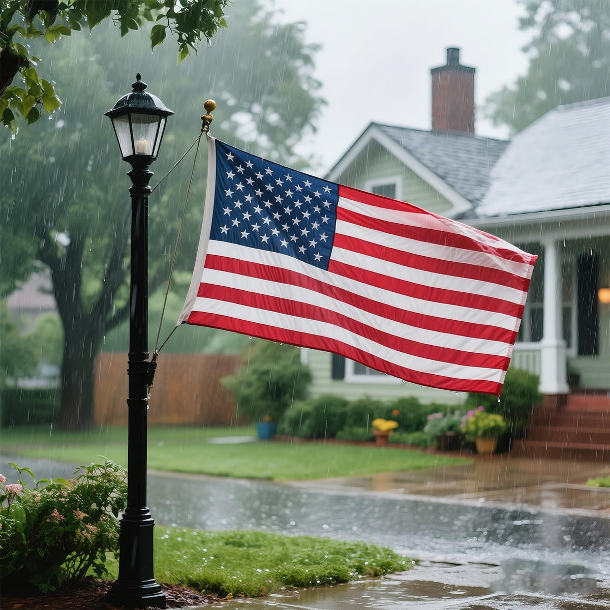 FITEAN American flag ideal for holidays and everyday patriotism.