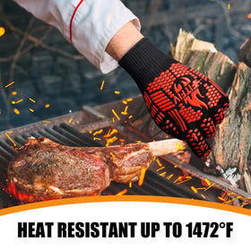 FITFIV aramid outer layer preserves form and safety during grilling.