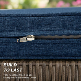 Fitfree adjustable tie straps secure cushions on wicker, metal, or wood chairs