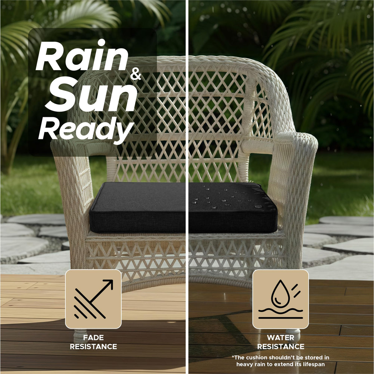 Fitfree cushion with high-density foam delivers firm support and shape retention