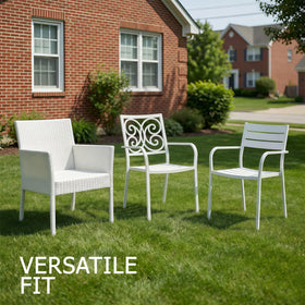 Fitfree 2 pack natural cushions refresh patio seating with easy replacement