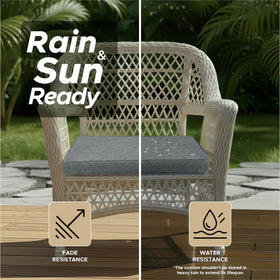 Fitfree cushions with high-density foam provide firm support during use