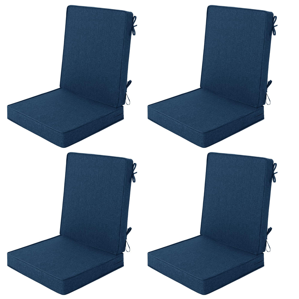 Fitfree navy 20x20 outdoor cushions for comfortable patio seating