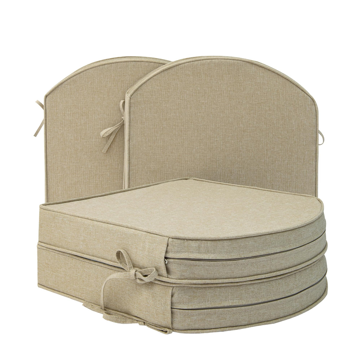 Fitfree outdoor chair cushions with water-resistant fabric for everyday use