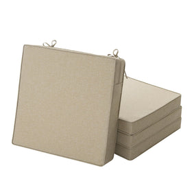 Fitfree outdoor chair cushions with water-resistant fabric for durable porch seating
