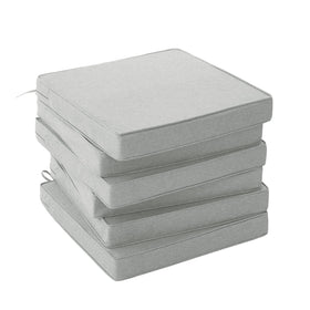 Fitfree outdoor chair cushions in water-resistant fabric protect porch seating from light rain.