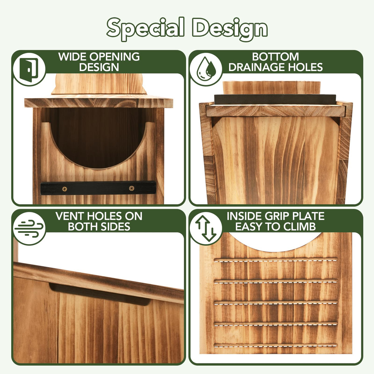 Fitraho moisture-proof-wood enclosure outdoors durability