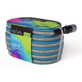 FITT HiFlo water hose compact storage shows slim profile and tidy garden spaces.