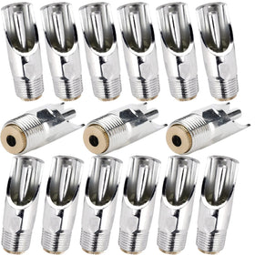 Fitvell pig nipple drinker pack of 15 with durable stainless steel construction.