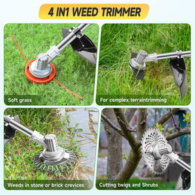 Fiutazge cordless weed trimmer length 150cm for extended reach