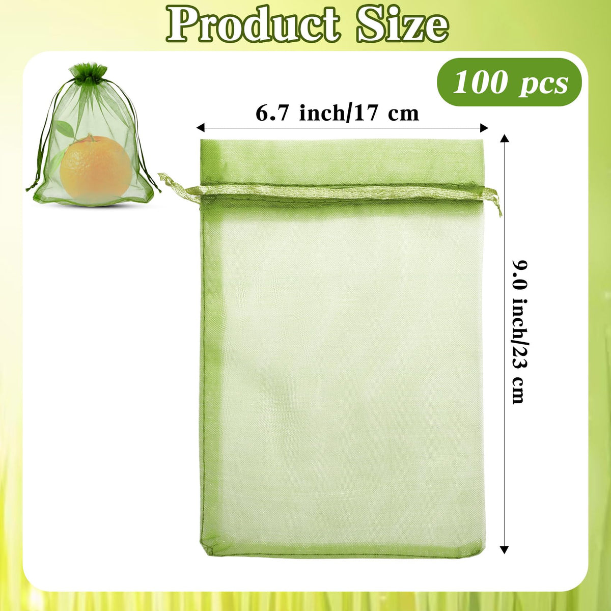 FivaoIm lightweight organza bag close-up shows breathable mesh