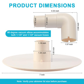 FIX ZHANG 90-degree elbow adapter enables unobstructed water flow for easier maintenance.