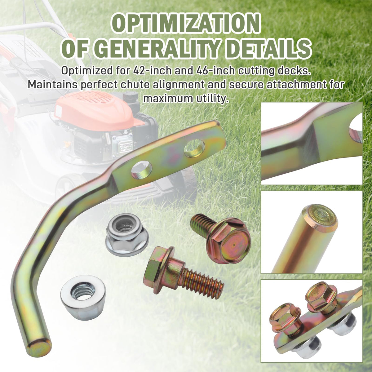 FIX ZHANG brackets for chute mount provide secure attachment.