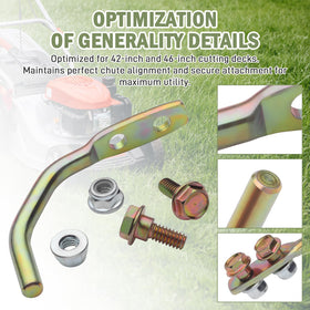 FIX ZHANG brackets for chute mount provide secure attachment.