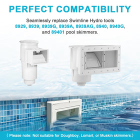 FIX ZHANG pool vacuum hose adapter fits common hoses to streamline setup.
