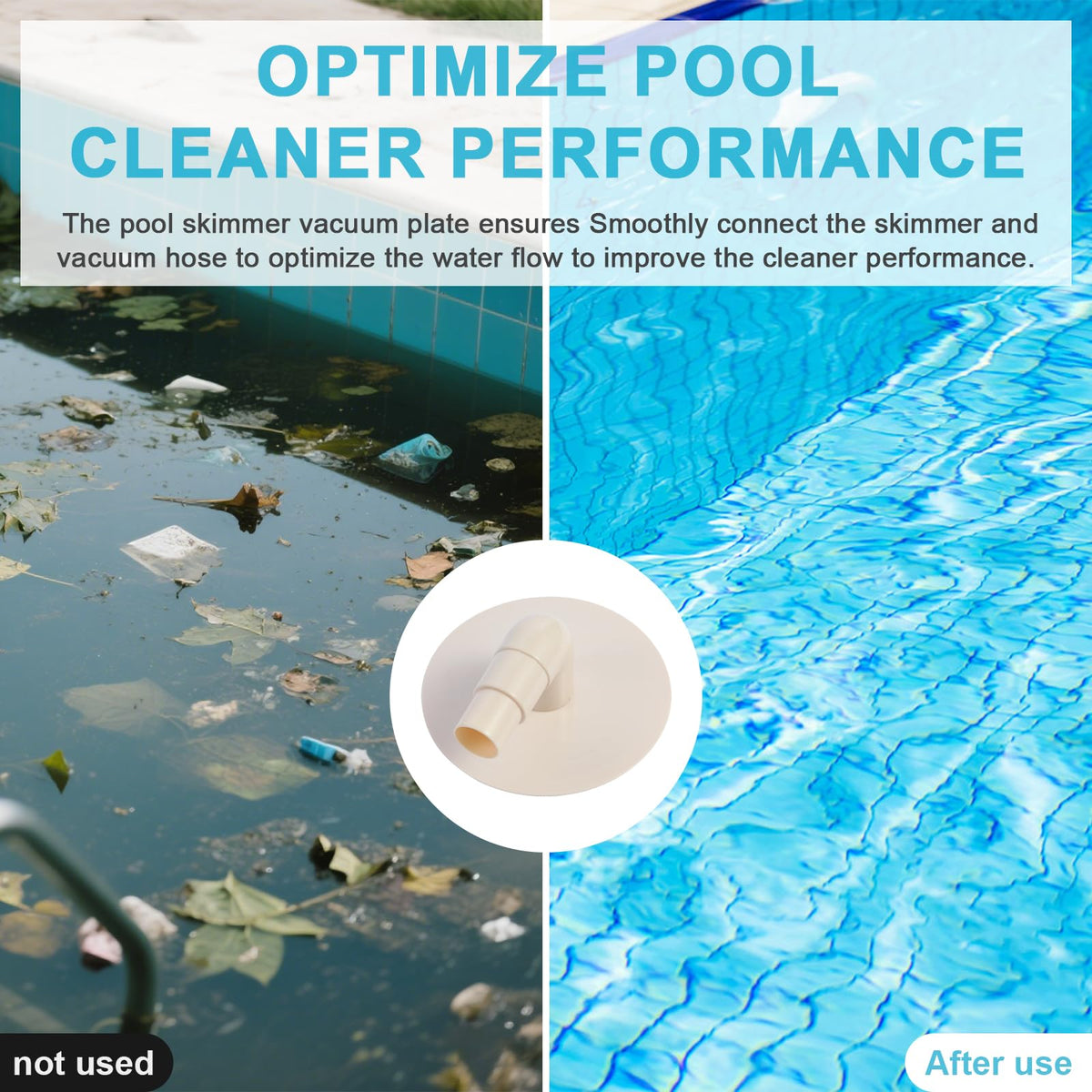 FIX ZHANG skimmer plate fits standard baskets, supporting steady water flow.